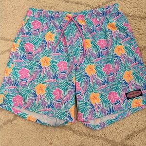Vineyard Vines Tropical Print Swim Shorts